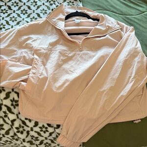 Women's Pink Quarter-Zip Top
